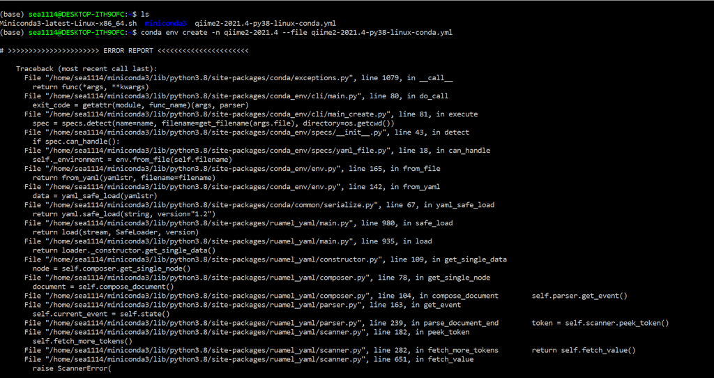 QIIME2 Install In Windows Subsystem For Linux Wget Error Technical Support QIIME 2 Forum
